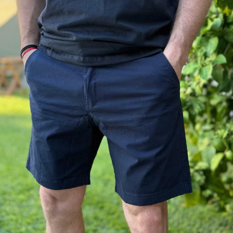 BERMUDA CHINA TH AZUL MARINO - comprar online