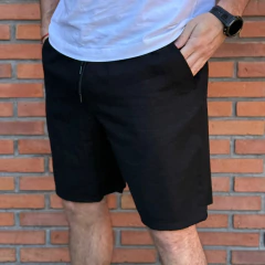 BERMUDA LINO NEGRO - comprar online