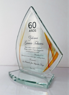 Placa Cristal Vela