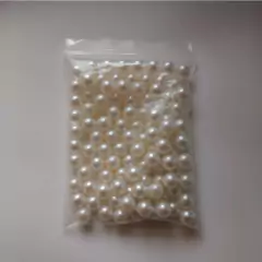 Perlas sin perforación (8mm, 100pz) - Beige - comprar en línea