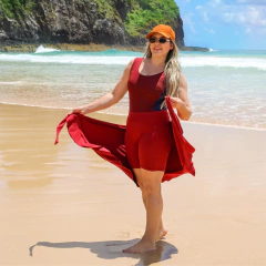 Short Saia Envelope Com Proteção UV50+ PRETO - loja online