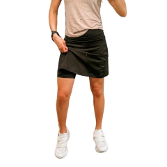 Imagem do Short Saia fitness preto Com Bolso nas laterais