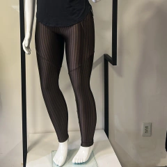 Calça Legging 3D Poliamida | Cor Marrom com bolso nas laterais - comprar online