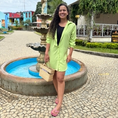 Chemise Verde - Moda Praia Modesta e Elegante - comprar online