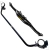 KIT BARRA SUPERIOR CHATA COM FLANGE + BARRA INFERIOR ANTI TORÇÃO COM 2 COXINS GOL BOLA / G3 / G4