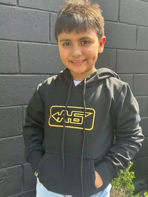 Moletom Infantil logo "Bordado" Preto