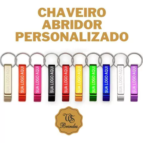 Chaveiro Abridor Personalizado WS Brindes