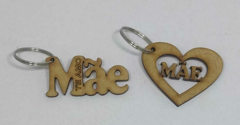Kit 30 Chaveiros lembrancinha dia das mães em mdf