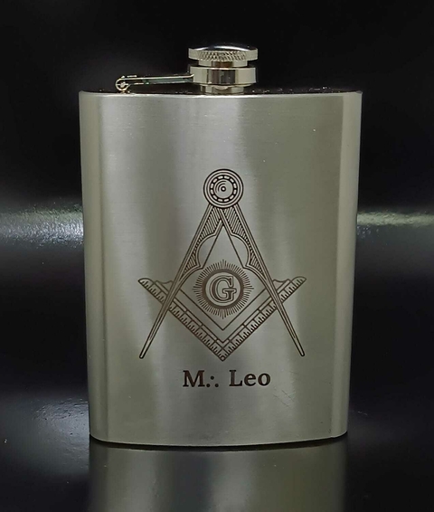 Cantil Porta Whisky/Vodka em Inox Personalizado