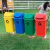 LIXEIRA BASCULANTE 60L AMARELO - loja online