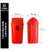 LIXEIRA BASCULANTE 60L VERMELHO - comprar online