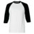 Playera Manga rangla Tacto algodón