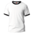Playera de caballero tacto algodón con vivo