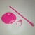 Suporte Completo Rosa para Boneca