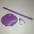 Suporte Completo Roxo para Boneca