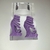 Par de Sapato Roxo Boneca Cléo de Nile I Love Shoes Monster High