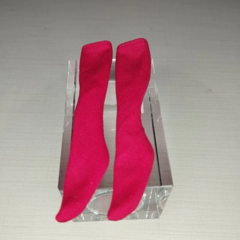 Par de Meias Boneca Clawdia Wolf Frights Câmera Action Monster High FCA