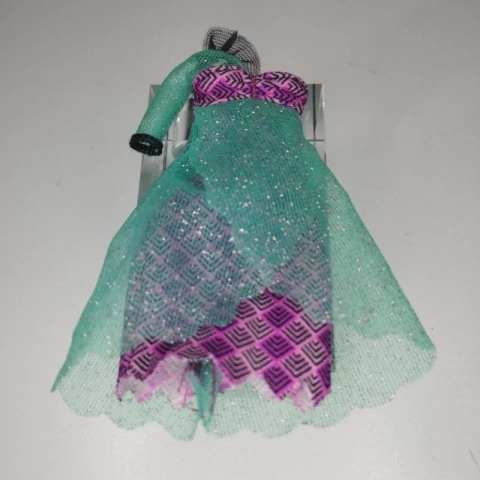 Vestido Boneca Lagoona Blue 13 Wishes Monster High