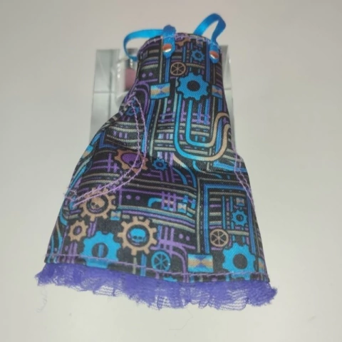 Vestido Boneca Robecca Steam Art Class Monster High