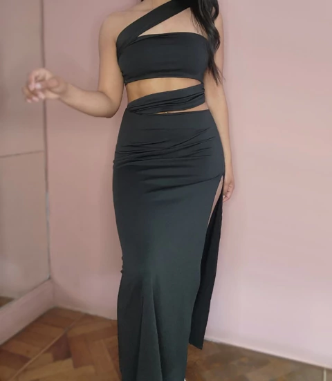 VESTIDO MICROFIBRA (7548)