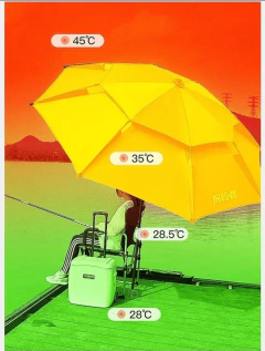 Albatroz Guarda-Sol RY-05 Relax articulável blackcout 2.20m - loja online