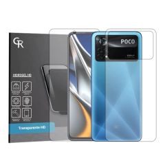 Película Hidrogel HD Frente e Verso Para Xiaomi Poco X4 PRO