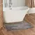 Alfombra Shaggy Baño/dormitorio Antideslizante 40x60 Suave - comprar online