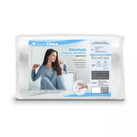 Almohada Viscoelástica Cervical 70x40x13