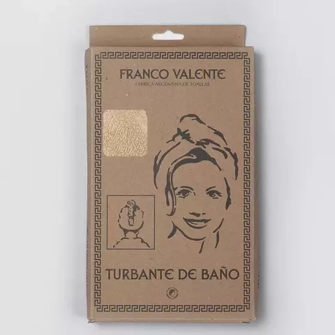 Turbante para el Cabello en caja Beige