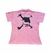 Camiseta Feminina Polo Skull Rosa