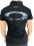 Camiseta Feminina Polo Preta Static Azul - comprar online
