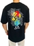 Camiseta Oversized Rolling Tour Preta - comprar online
