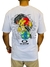 Camiseta Oversized Rolling Tour Branca - comprar online