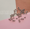 Ojales eyelets | 50pcs | Ibi Craft | PLATA