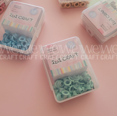 Ojales eyelets | 50pcs | Ibi Craft | PLATA - Insumos de impresion Burzaco