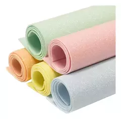 Goma eva con glitter PASTEL | 40x60x2mm | ROSA - tienda online