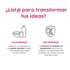 Papel sublimable Sublistick | TRANSPARENTE | Art Jet en internet