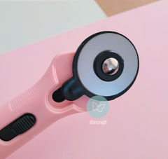 Cutter rotativo Ibi Craft 45mm | rosa o celeste - comprar online