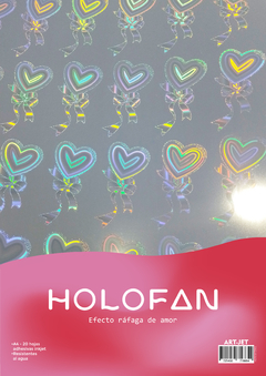 Adhesivo Holofan | Efecto Ráfaga de amor | Art Jet en internet
