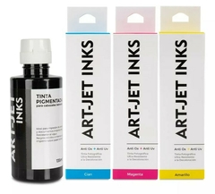 Combo para HP INK TANK y CANON PIXMA | Línea Art Jet Eternity 100ml y pigmentada Negro 135ml