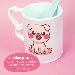 Imagen de Taza MIMO de polimero sublimable Workat | BLANCO | CAJA X 12