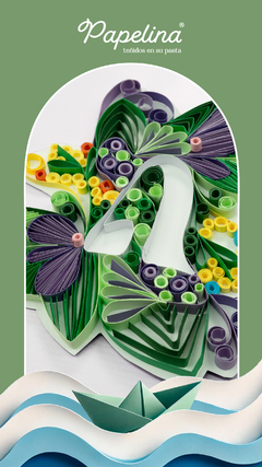 Imagen de Papelina de Adorie | Blanco tiza | teñidos en su pasta