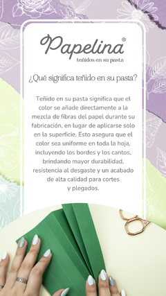 Papelina de Adorie | Blanco tiza | teñidos en su pasta - comprar online
