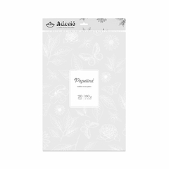 Papelina de Adorie | Blanco tiza | teñidos en su pasta