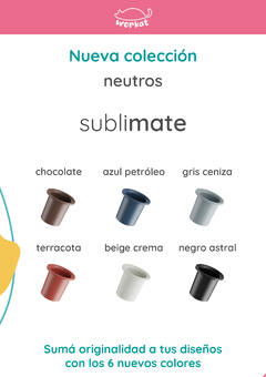 MATE SUBLIMABLE | EXTERIOR BLANCO INTERIOR NEUTRO X1 en internet