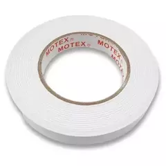 Cinta doble faz | Eva foam espumosa | de montaje | Motex 18mm x 5mt - comprar online