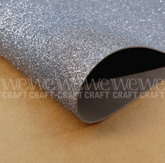 Goma eva con glitter | 40x60x2mm | GRIS OSCURO