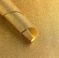 Goma eva con glitter | 40x60x2mm | ORO