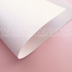 Cartulina con glitter | 35x50cm | BLANCO