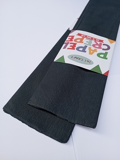 Papel crepe liso | NEGRO